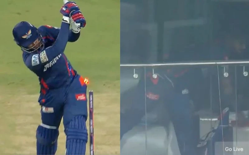 Nicholas Pooran gets furious [Source: @FantasycricPro/X.com]